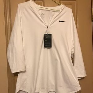 Nike Dri-fit all white work out top